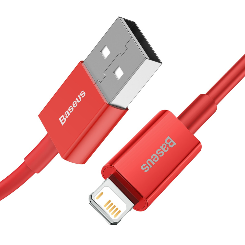 Кабел BASEUS Superior, USB-A - Lightning, 2.4A, 1 метър (CALYS-A09)