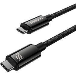  Кабел BASEUS 100W, Type-C - Type-C, Tungsten Gold (P10319800111-00), 1.5 метър