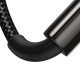 Кабел BASEUS 100W, USB-A - Type-C, Tungsten Gold (CAWJ000101), 2 метра