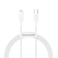 Кабел BASEUS 20W, Type-C - Lightning, Superior (CATLYS-A02), 1 метър  Кабел BASEUS 20W, Type-C - Lightning, Superior (CATLYS-A02), 1 метър