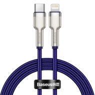 Кабел BASEUS 20W, Type-C - Lightning, Cafule (CATLJK-A05), 1 метър Кабел BASEUS 20W, Type-C - Lightning, Cafule (CATLJK-A05), 1 метър