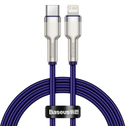 Кабел BASEUS 20W, Type-C - Lightning, Cafule (CATLJK-A05), 1 метър Кабел BASEUS 20W, Type-C - Lightning, Cafule (CATLJK-A05), 1 метър