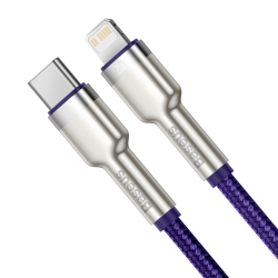Кабел BASEUS 20W, Type-C - Lightning, Cafule (CATLJK-A05), 1 метър Кабел BASEUS 20W, Type-C - Lightning, Cafule (CATLJK-A05), 1 метър