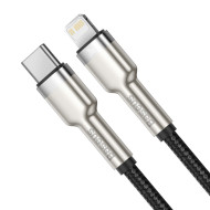 Кабел BASEUS 20W, Type-C - Lightning, Cafule (CATLJK-B01), 2 метра Кабел BASEUS 20W, Type-C - Lightning, Cafule (CATLJK-B01), 2 метра