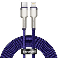 Кабел BASEUS 20W, Type-C - Lightning, Cafule (CATLJK-B05), 2 метра Кабел BASEUS 20W, Type-C - Lightning, Cafule (CATLJK-B05), 2 метра