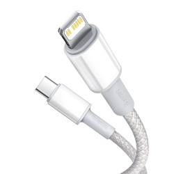 Кабел BASEUS 20W, Type-C - Lightning, Density Braided (CATLGD-A02), 2 метра Кабел BASEUS 20W, Type-C - Lightning, Density Braided (CATLGD-A02), 2 метра