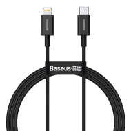 Кабел BASEUS 20W, Type-C - Lightning, Superior (CATLYS-A01), 1 метър Кабел BASEUS 20W, Type-C - Lightning, Superior (CATLYS-A01), 1 метър