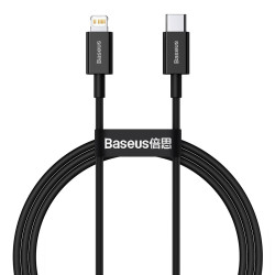 Кабел BASEUS 20W, Type-C - Lightning, Superior (CATLYS-A01), 1 метър Кабел BASEUS 20W, Type-C - Lightning, Superior (CATLYS-A01), 1 метър
