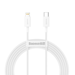 Кабел BASEUS 20W, Type-C - Lightning, Superior (CATLYS-C02), 2 метра Кабел BASEUS 20W, Type-C - Lightning, Superior (CATLYS-C02), 2 метра