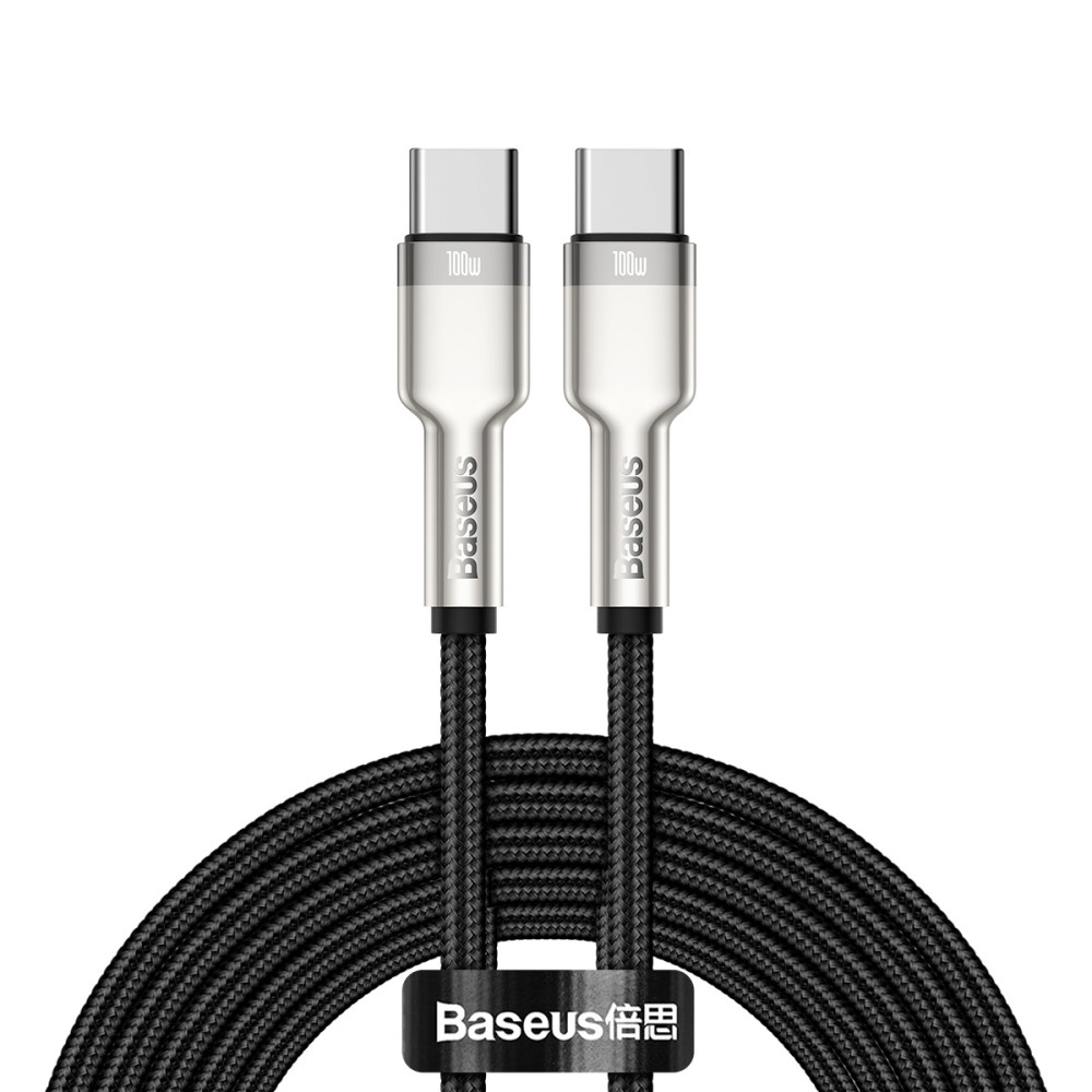  Кабел BASEUS 100W, Type-C - Type-C, Cafule 5А (CATJK-D01), 2 метра