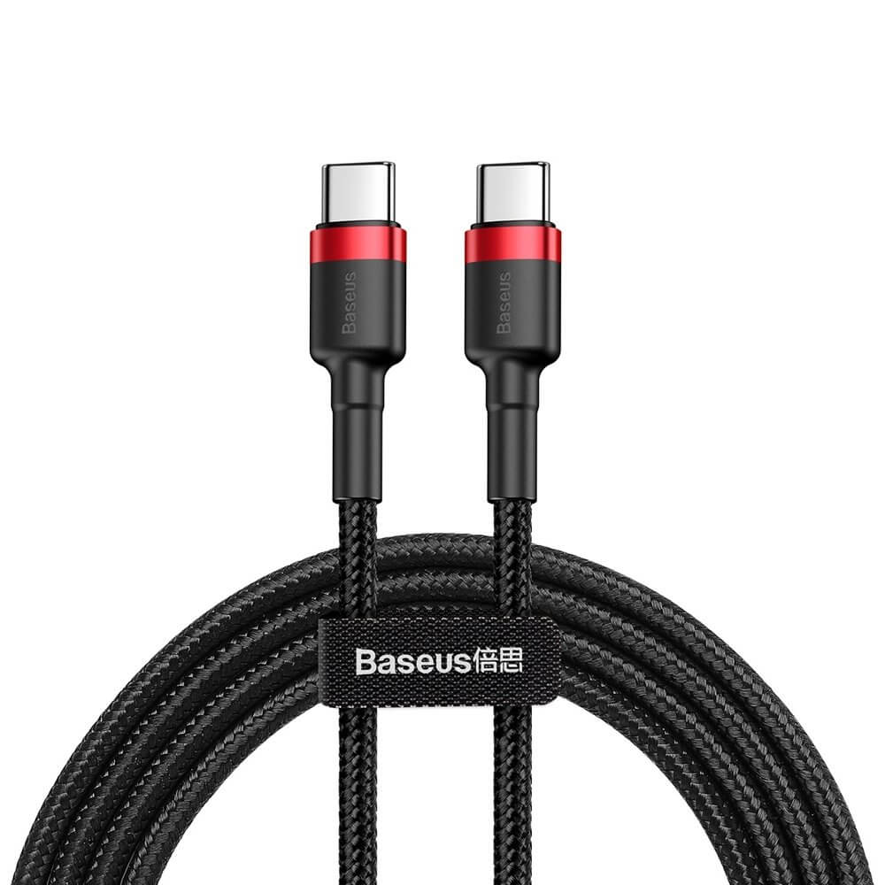 Кабел BASEUS 60W, Type-C - Type-C,Cafule 3А (CATKLF-G91), 1 метър