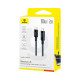 Кабел BASEUS 100W, Type-C - Type-C, Lit Button-Control - (P10379000121-01), 1 метър