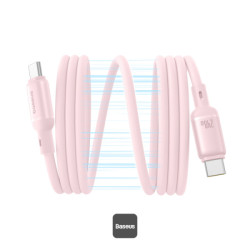 Кабел BASEUS 240W, Type-C - Type-C, PicoGo Magnetic Liquid Silicone (P10376800411-00) / магнитен самонавиващ се кабел, 1 метър Кабел BASEUS 240W, Type-C - Type-C, PicoGo Magnetic Liquid Silicone (P10376800411-00) / магнитен самонавиващ се кабел, 1 метър