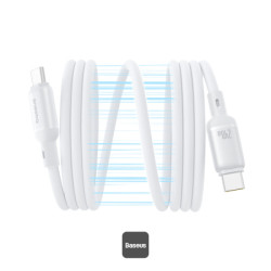 Кабел BASEUS 240W, Type-C - Type-C, PicoGo Magnetic Liquid Silicone (P10376800211-00) / магнитен самонавиващ се кабел, 1 метър Кабел BASEUS 240W, Type-C - Type-C, PicoGo Magnetic Liquid Silicone (P10376800211-00) / магнитен самонавиващ се кабел, 1 метър