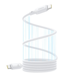 Кабел BASEUS 240W, Type-C - Type-C, PicoGo Magnetic Liquid Silicone (P10376800211-00) / магнитен самонавиващ се кабел, 1 метър Кабел BASEUS 240W, Type-C - Type-C, PicoGo Magnetic Liquid Silicone (P10376800211-00) / магнитен самонавиващ се кабел, 1 метър