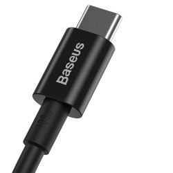 Кабел BASEUS 100W, Type-C - Type-C, Superior (CATYS-B01), 1 метър Кабел BASEUS 100W, Type-C - Type-C, Superior (CATYS-B01), 1 метър