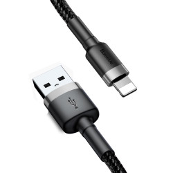 Кабел BASEUS, USB - Lightning, CAFULE 1.5A (CALKLF-CG1), 2 метра