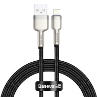 Кабел BASEUS USB-A - Lightning, 2.4A, Cafule (CALJK-A01), 1 метър Кабел BASEUS USB-A - Lightning, 2.4A, Cafule (CALJK-A01), 1 метър