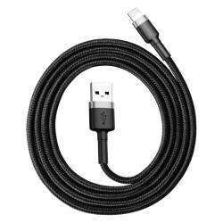 Кабел BASEUS USB-A - Lightning, 2.4A, Cafule (CALKLF-AG1), 0.5 метра Кабел BASEUS USB-A - Lightning, 2.4A, Cafule (CALKLF-AG1), 0.5 метра