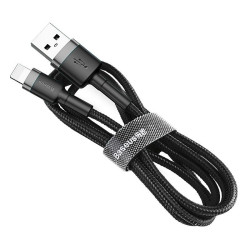 Кабел BASEUS USB-A - Lightning, 2.4A, Cafule (CALKLF-AG1), 0.5 метра Кабел BASEUS USB-A - Lightning, 2.4A, Cafule (CALKLF-AG1), 0.5 метра