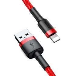 Кабел BASEUS, USB - Lightning, CAFULE 2A (CALKLF-R09), 3 метра Кабел BASEUS, USB - Lightning, CAFULE 2A (CALKLF-R09), 3 метра