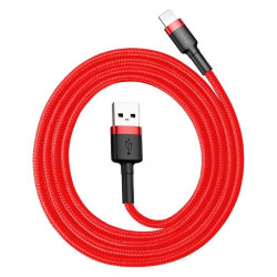 Кабел BASEUS, USB - Lightning, CAFULE 2A (CALKLF-R09), 3 метра Кабел BASEUS, USB - Lightning, CAFULE 2A (CALKLF-R09), 3 метра