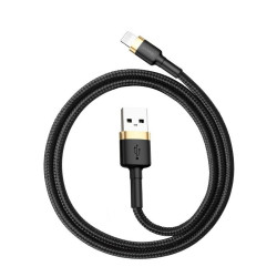 Кабел BASEUS, USB - Lightning, CAFULE 2.4A (CALKLF-BV1), 1 метър Кабел BASEUS, USB - Lightning, CAFULE 2.4A (CALKLF-BV1), 1 метър