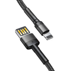 Кабел BASEUS, USB - Lightning, CAFULE 2.4A (CALKLF-GG1), 1 метър Кабел BASEUS, USB - Lightning, CAFULE 2.4A (CALKLF-GG1), 1 метър