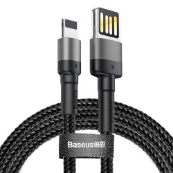 Кабел BASEUS, USB - Lightning, CAFULE 2.4A (CALKLF-GG1), 1 метър Кабел BASEUS, USB - Lightning, CAFULE 2.4A (CALKLF-GG1), 1 метър