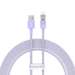 Кабел BASEUS 2.4A, USB-A - Lightning, Explorer S (CATS010105), 2 метра