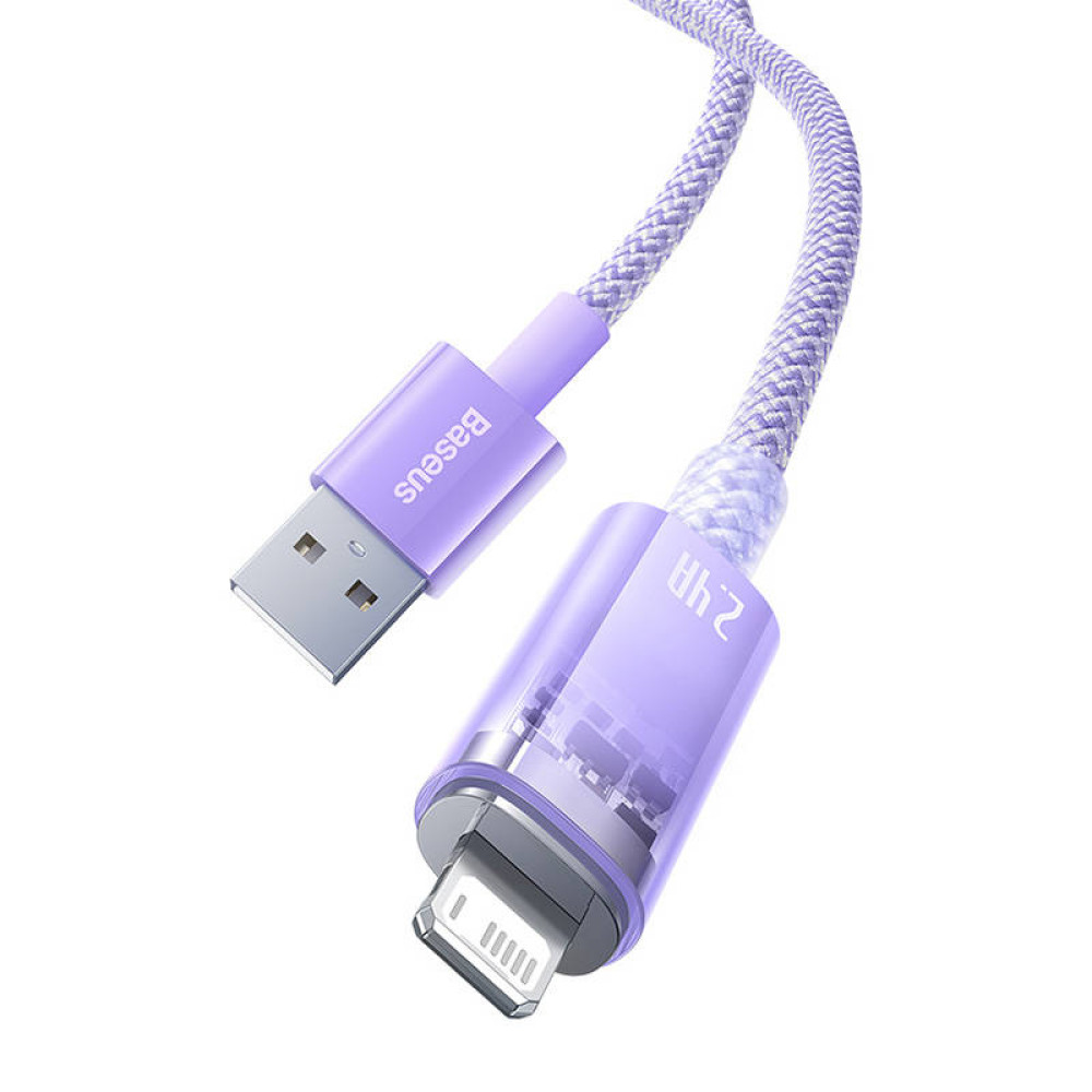 Кабел BASEUS 2.4A, USB-A - Lightning, Explorer S (CATS010105), 2 метра