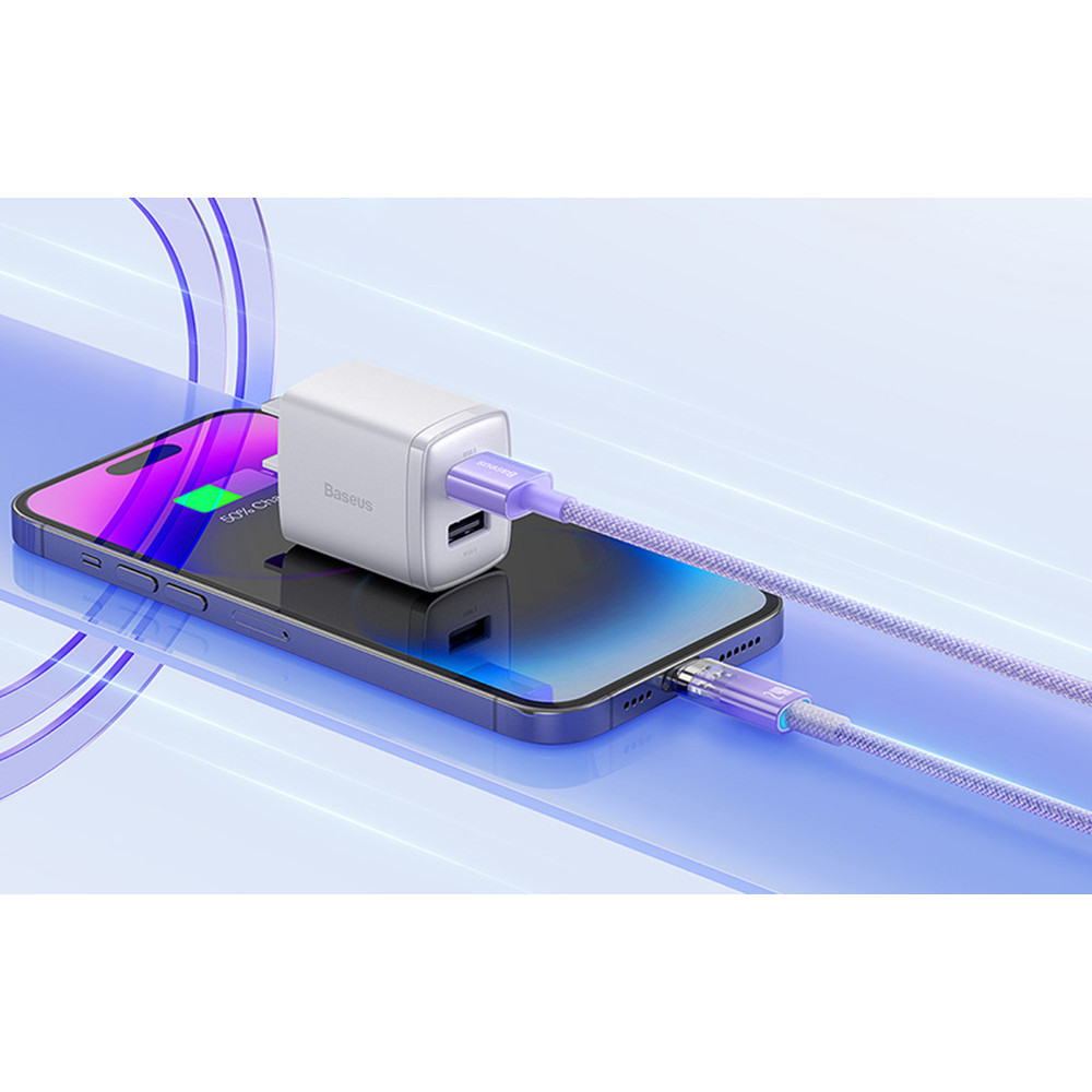 Кабел BASEUS 2.4A, USB-A - Lightning, Explorer S (CATS010105), 2 метра