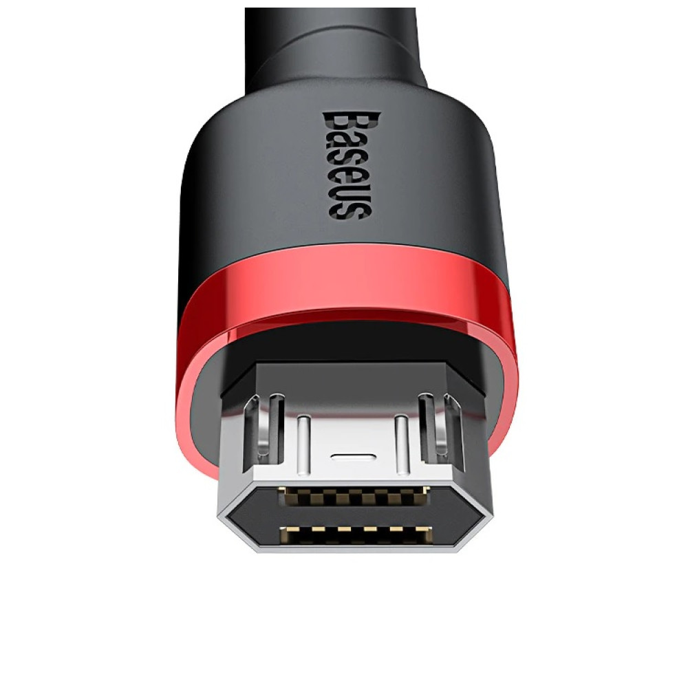Кабел BASEUS, USB - Micro USB, Cafule 2.4A (CAMKLF-B91), 1 метър