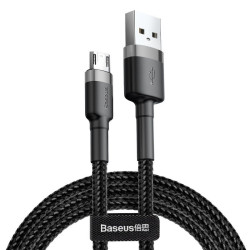 Кабел BASEUS, USB - Micro USB, Cafule 2A (CAMKLF-HG1), 3 метра Кабел BASEUS, USB - Micro USB, Cafule 2A (CAMKLF-HG1), 3 метра