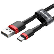 Кабел BASEUS, USB - Type-C, Cafule 2А (CATKLF-C91), 2 метра