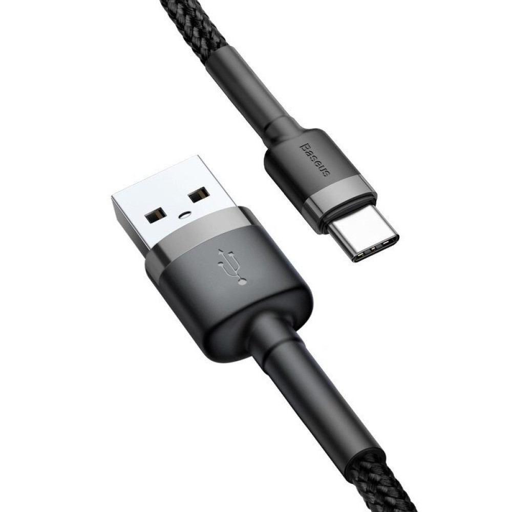  Кабел BASEUS 15W, USB - Type-C, Cafule 3A (CATKLF-BG1), 1 метър
