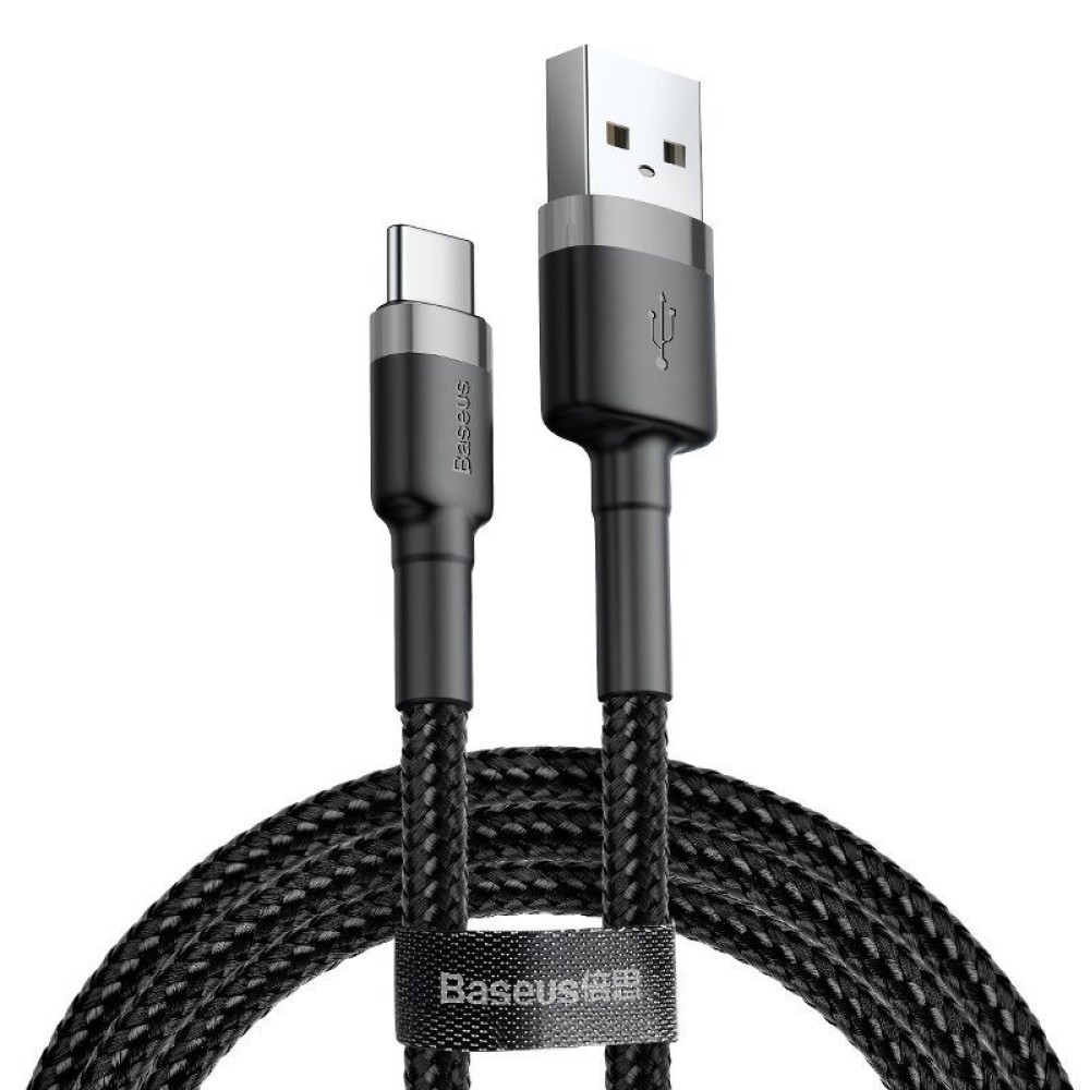  Кабел BASEUS 15W, USB - Type-C, Cafule 3A (CATKLF-BG1), 1 метър