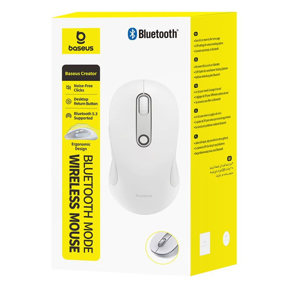 Безжична мишка BASEUS F02 Ergonomic Wireless + USB reciever (B0203302)