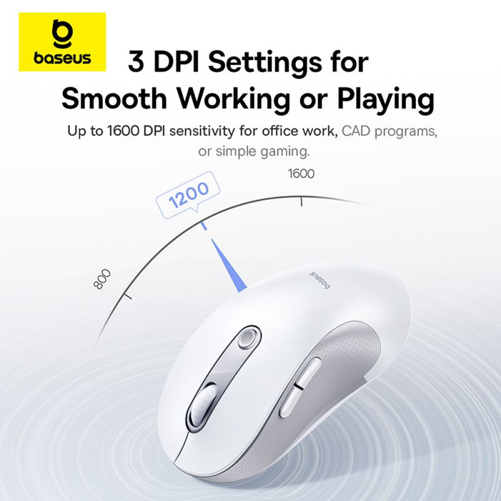 Безжична мишка BASEUS F02 Ergonomic Wireless (B0203202)