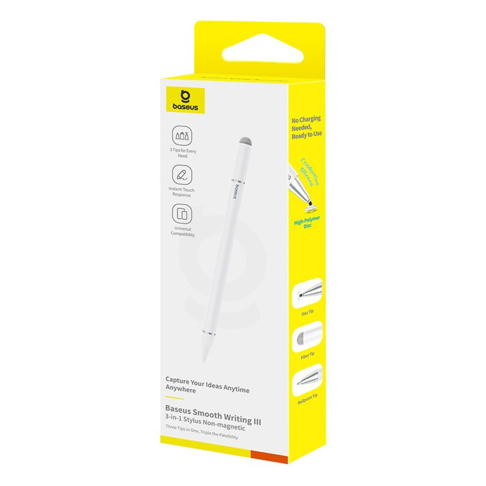 Дигитална писалка BASEUS 3in1 Smooth Writing III Passive non-magnetic (P80080804213-00)