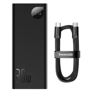Външна батерия BASEUS - 20 000 mAh, 30W, Adaman Digital Display (PPAD030001) Външна батерия BASEUS - 20 000 mAh, 30W, Adaman Digital Display (PPAD030001)
