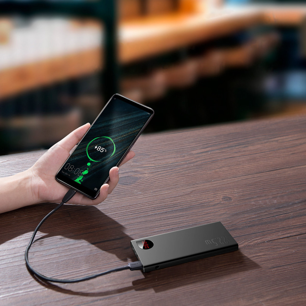  Външна батерия BASEUS - 20 000 mAh, 22.5W, Adaman Metal (PPAD070101)