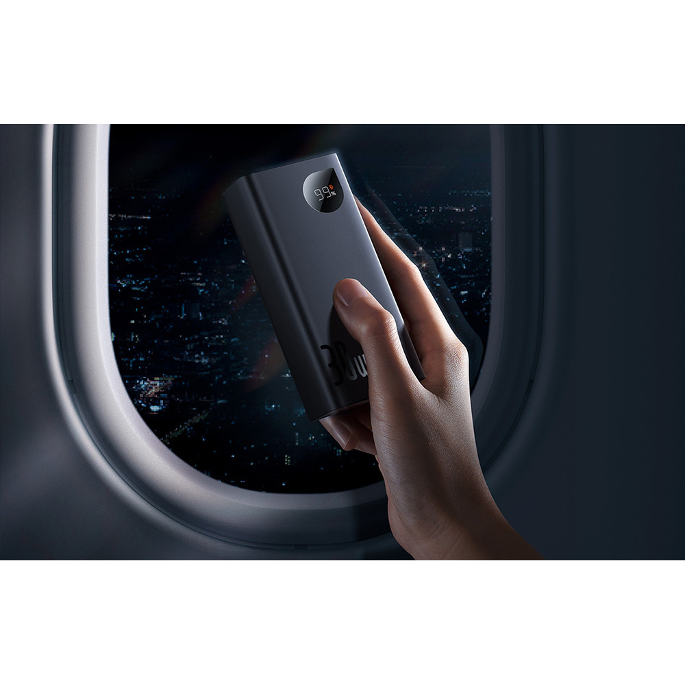 Външна батерия BASEUS - 10 000 mAh, 30W, Adaman2 (PPAD040101)