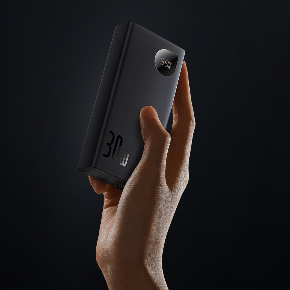 Външна батерия BASEUS - 10 000 mAh, 30W, Adaman2 (PPAD040101)