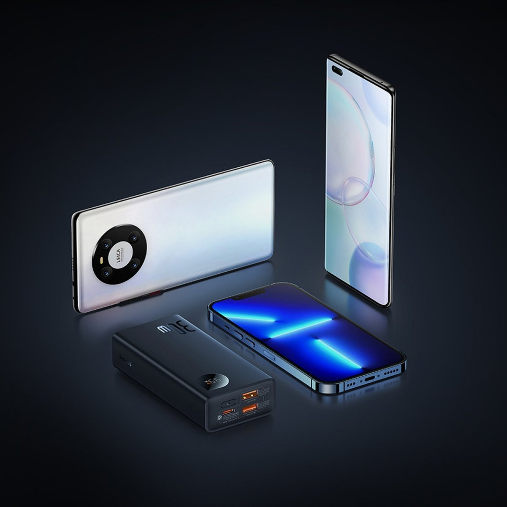 Външна батерия BASEUS - 10 000 mAh, 30W, Adaman2 (PPAD040101)