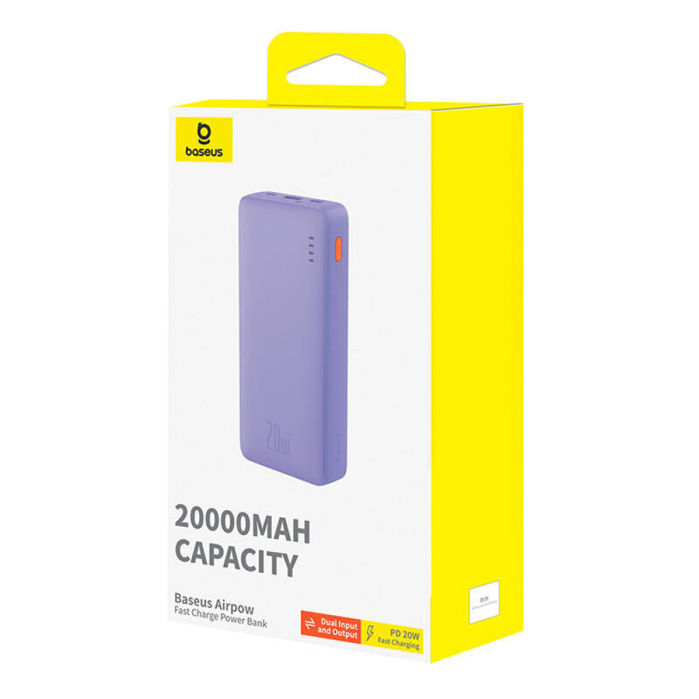  Външна батерия BASEUS - 20 000 mAh, 20W, Airpow (P10022804513-00)