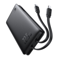 Външна батерия BASEUS - 10 000 mAh, 22.5W, Airpow Lite + Два кабела: Type-C и Lightning (P10067501123-00) Външна батерия BASEUS - 10 000 mAh, 22.5W, Airpow Lite + Два кабела: Type-C и Lightning (P10067501123-00)