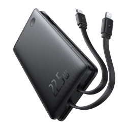 Външна батерия BASEUS - 10 000 mAh, 22.5W, Airpow Lite + Два кабела: Type-C и Lightning (P10067501123-00) Външна батерия BASEUS - 10 000 mAh, 22.5W, Airpow Lite + Два кабела: Type-C и Lightning (P10067501123-00)