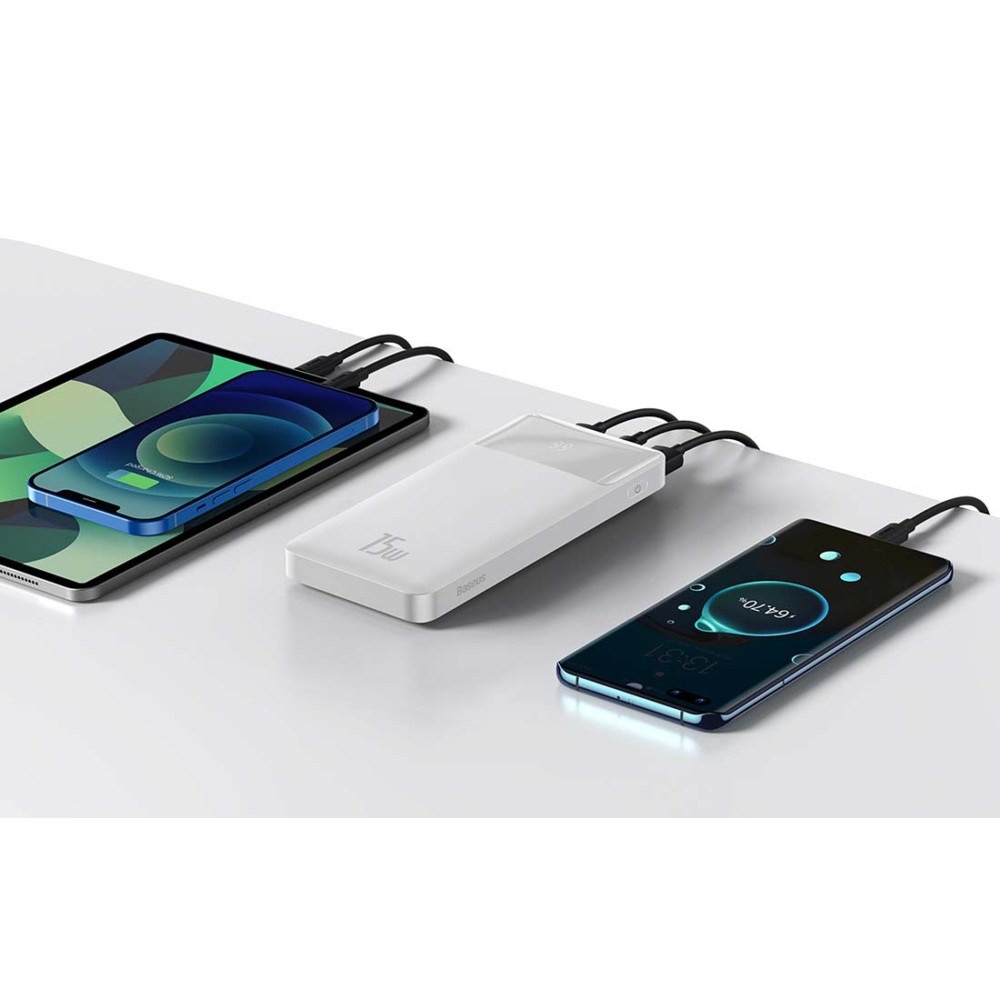 Външна батерия BASEUS - 10 000 mAh, 15W, Bipow (PPBD050002)