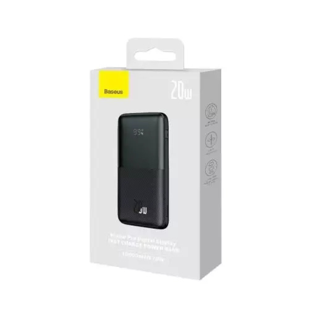 Външна батерия BASEUS - 10 000 mAh, 20W, Bipow Pro (PPBD040201)